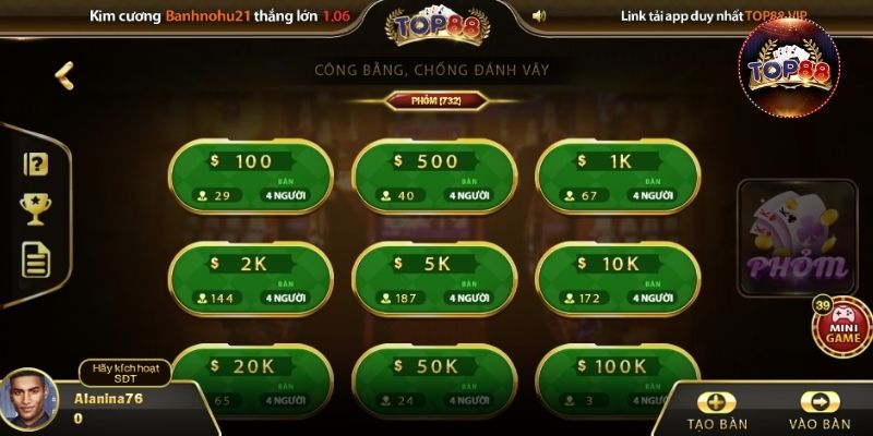 Bài Phỏm với cách chơi siêu cuốn hút