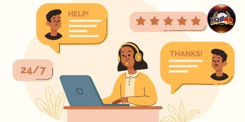 Dịch vụ chăm sóc khách hàng tại Top88