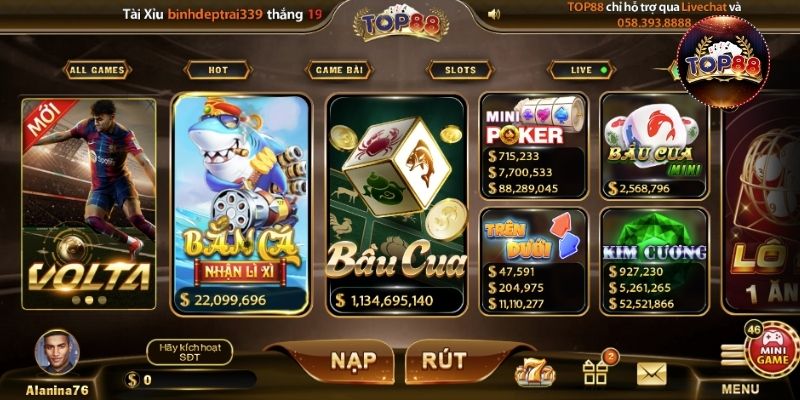 Lưu ý khi đăng nhập Top88